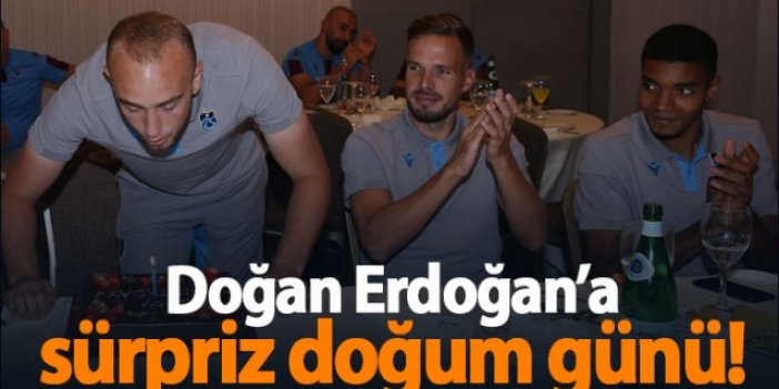 Trabzonspor'dan Doğan Erdoğan'a sürpriz doğum günü!