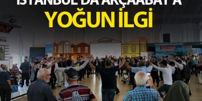 İstanbul’daki Trabzon tanıtım günlerinde Akçaabat Belediyesi'nin standına yoğun ilgi