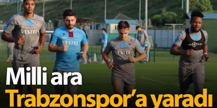 Milli ara Trabzonspor'a iyi geldi