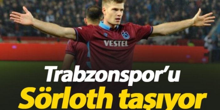 Trabzonspor'u Sörloth taşıyor