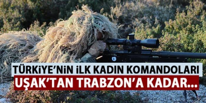 İşte Türkiye’nin ilk kadın Jandarma Komando Astsubayları