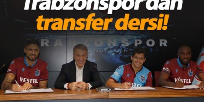 Trabzonspor'dan transfer dersi