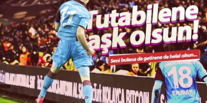 Trabzonspor'un golcüsü Alexander Sörloth durdurulamıyor.