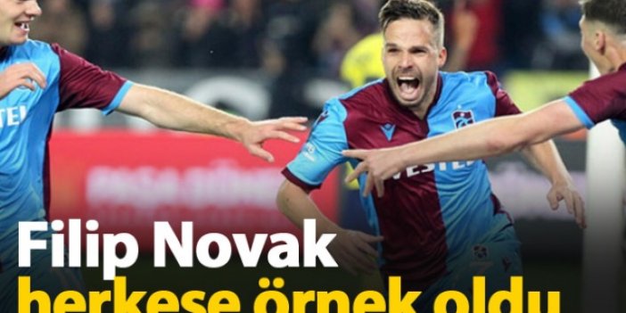 Trabzonspor'da örnek isim Novak