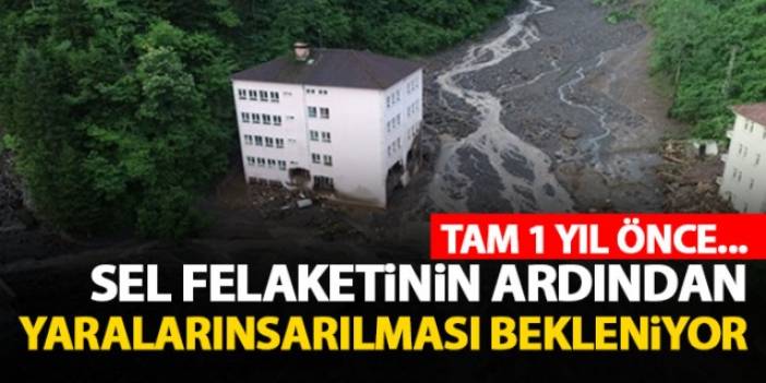 Trabzon'da selin vurduğu Çamlıktepe yaralarının sarılmasını bekliyor