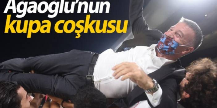 Ahmet Ağaoğlu'nun Ziraat Türkiye Kupası coşkusu
