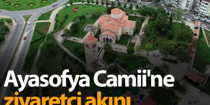 Trabzon Ayasofya Camii'ne ziyaretçi akını