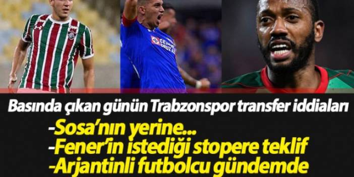 Trabzonspor transfer haberleri 15.08.2020
