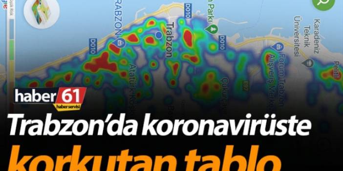 Trabzon’da koronavirüste korkutan tablo. 1 Eylül 2020