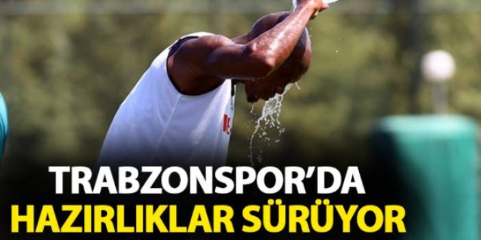 Trabzonspor'da bunaltan antrenman