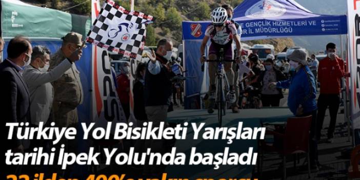 Türkiye Yol Bisikleti Yarışları tarihi İpek Yolu'nda başladı