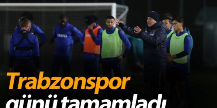 Trabzonspor Sivasspor hazırlıklarını sürdürüyor. 1 Aralık 2020