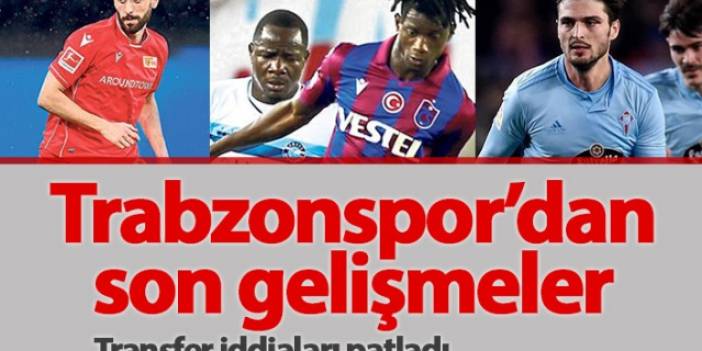 Son dakika Trabzonspor Haberleri 29.12.2020