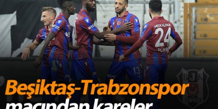 Beşiktaş-Trabzonspor maçından kareler. 30 Ocak 2021