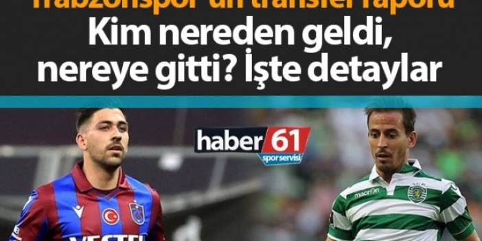 Trabzonspor'un transfer raporu - 2020/21 ara transfer dönemi