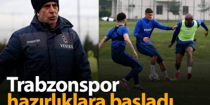 Trabzonspor Malatyaspor hazırlıklarına başladı