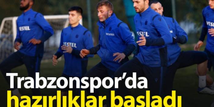 Trabzonspor'da Fenerbahçe hazırlıkları başladı