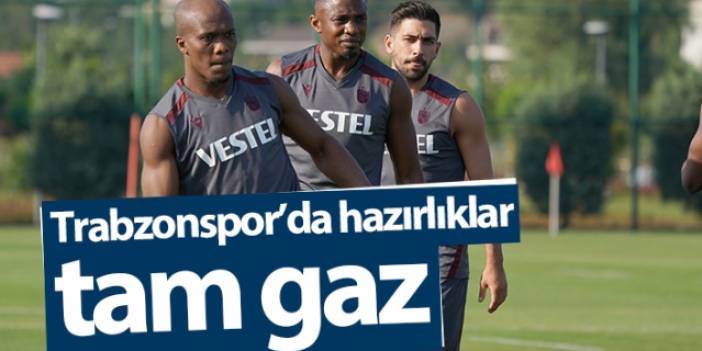 Trabzonspor'da hazırlıklar tam gaz. 15 Eylül 2022
