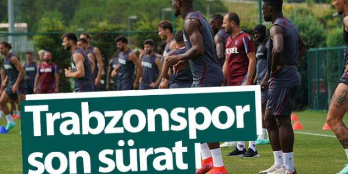 Trabzonspor son sürat