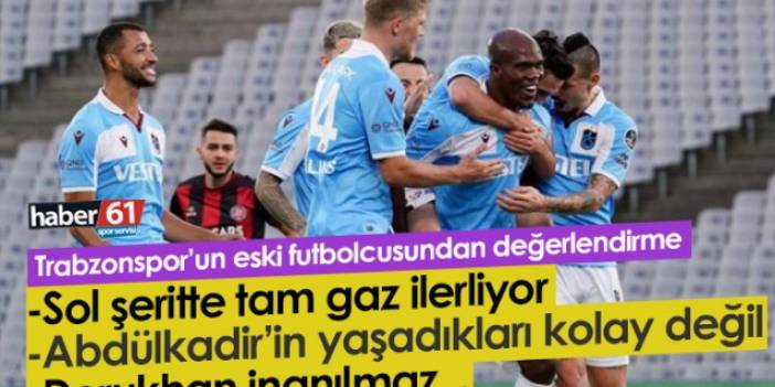"Trabzonspor sol şeritte tam gaz ilerliyor"