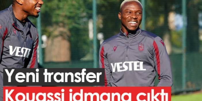 Trabzonspor'da Kouassi idmana çıktı
