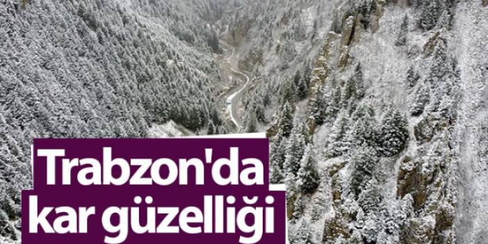 Trabzon'da kar güzelliği