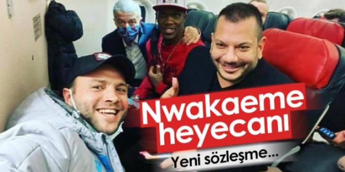 Trabzonspor'da Nwakaeme heyecanı! Yeni sözleşme...