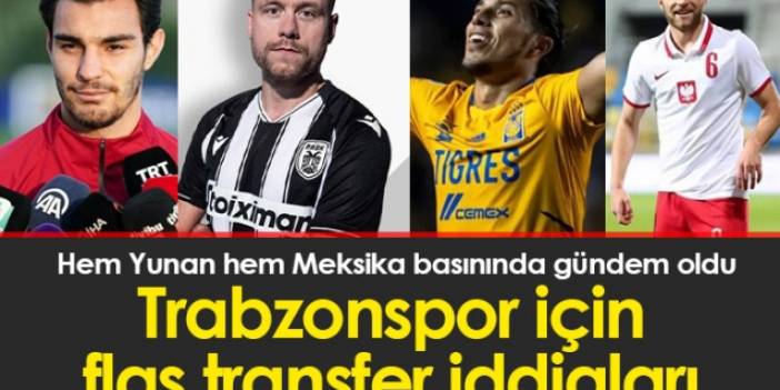 Trabzonspor için günün transfer iddiaları - 29.12.2021