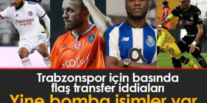 Trabzonspor için günün transfer iddiaları - 31.12.2021