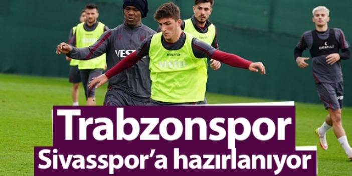 Trabzonspor, DG Sivasspor maçı hazırlıklarını sürdürdü. Foto Galeri
