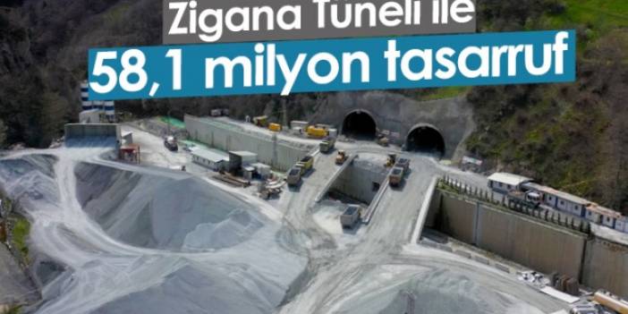 Zigana Tüneli ile 58.1 Milyonluk tasarruf. Foto Galeri