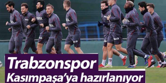 Trabzonspor'da Kasımpaşa maçı hazırlıkları sürüyor. 2 Şubat 2022 Foto Galeri