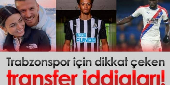 Trabzonspor için günün transfer iddiaları - 03.02.2022. Foto Galeri.