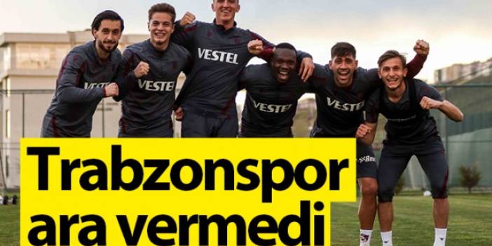 Trabzonspor, Ahmet Çalık sezonunda ara vermedi! Fatih Karagümrük hazırlıkları başladı. Foto Haber