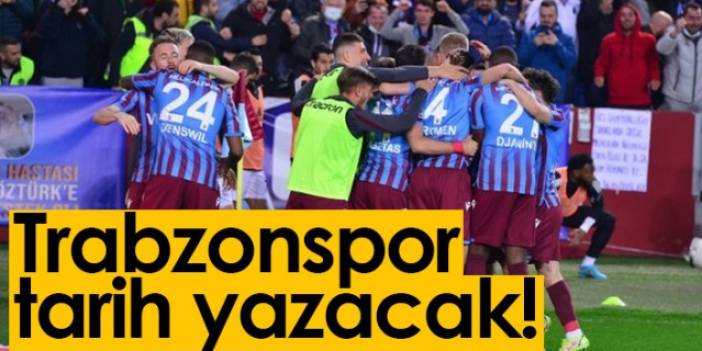 Trabzonspor tarih yazacak. Foto Haber