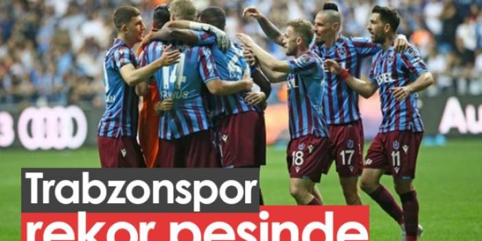 Trabzonspor rekor peşinde. Foto Haber