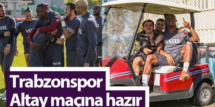 Trabzonspor, Altay maçı hazırlıklarını tamamladı. Foto Galeri