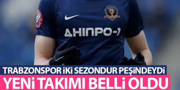 Trabzonspor iki sezondur peşindeydi! Yeni takımı belli oldu. Foto Galer
