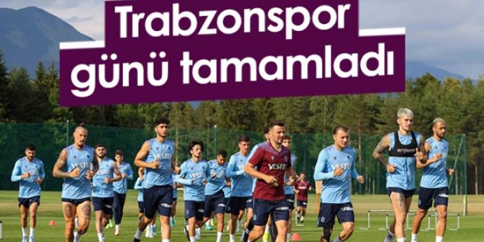 Trabzonspor Slovenya'da çift antremanla günü tamamladı. 11 Temmuz 2022