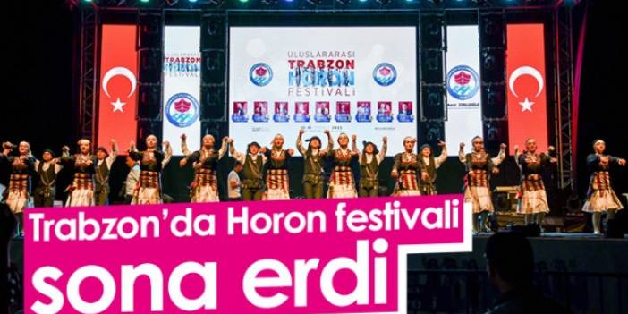 Trabzon'da Horon Festivali sona erdi. Foto Galeri