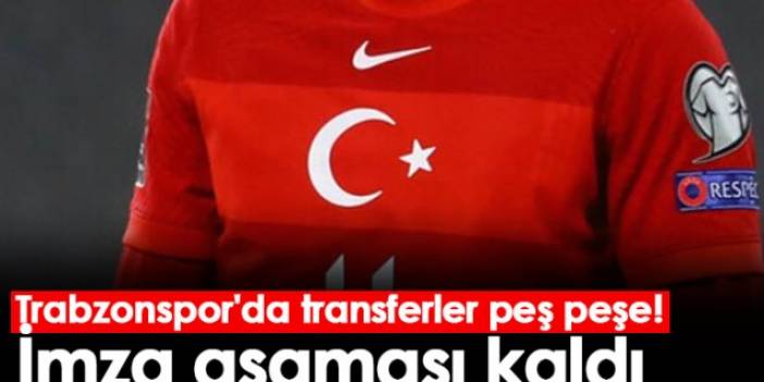 Trabzonspor'da transferler peş peşe! İmza aşaması kaldı. Foto Haber
