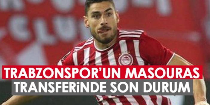 Trabzonspor'un Masouras transferinde son durum! Foto Galeri