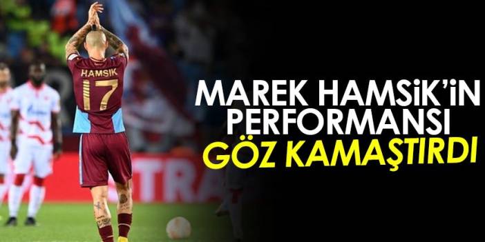 Trabzonspor'un yıldızı Hamsik göz kamaştırıyor. Foto Haber