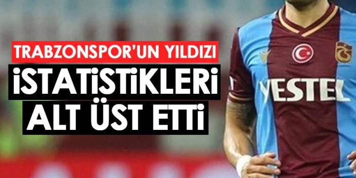 Trabzonspor'un yıldızı istatistikleri alt üst etti. Foto Haber