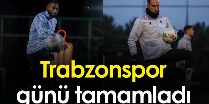 Trabzonspor Abdullah Avcı yönetiminde pas çalışması yaptı. 26 Kasım 2022
