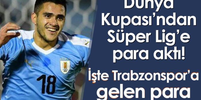 Dünya Kupası’ndan Süper Lig’e para aktı! İşte Trabzonspor’a gelen para