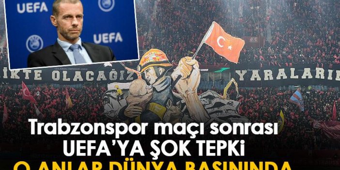 Dünya Trabzonspor maçınındaki koreografiyi konuşuyor "Muhteşem"