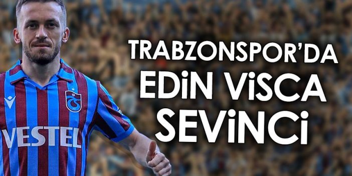 Trabzonspor'da Visca sevinci
