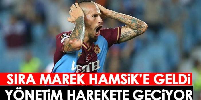 Trabzonspor'da sıra Marek Hamsik’e geldi! Yönetim harekete geçiyor