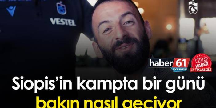 Trabzonspor, Yunan oyuncu Manolis Siopis ile ilgili bir video paylaştı.